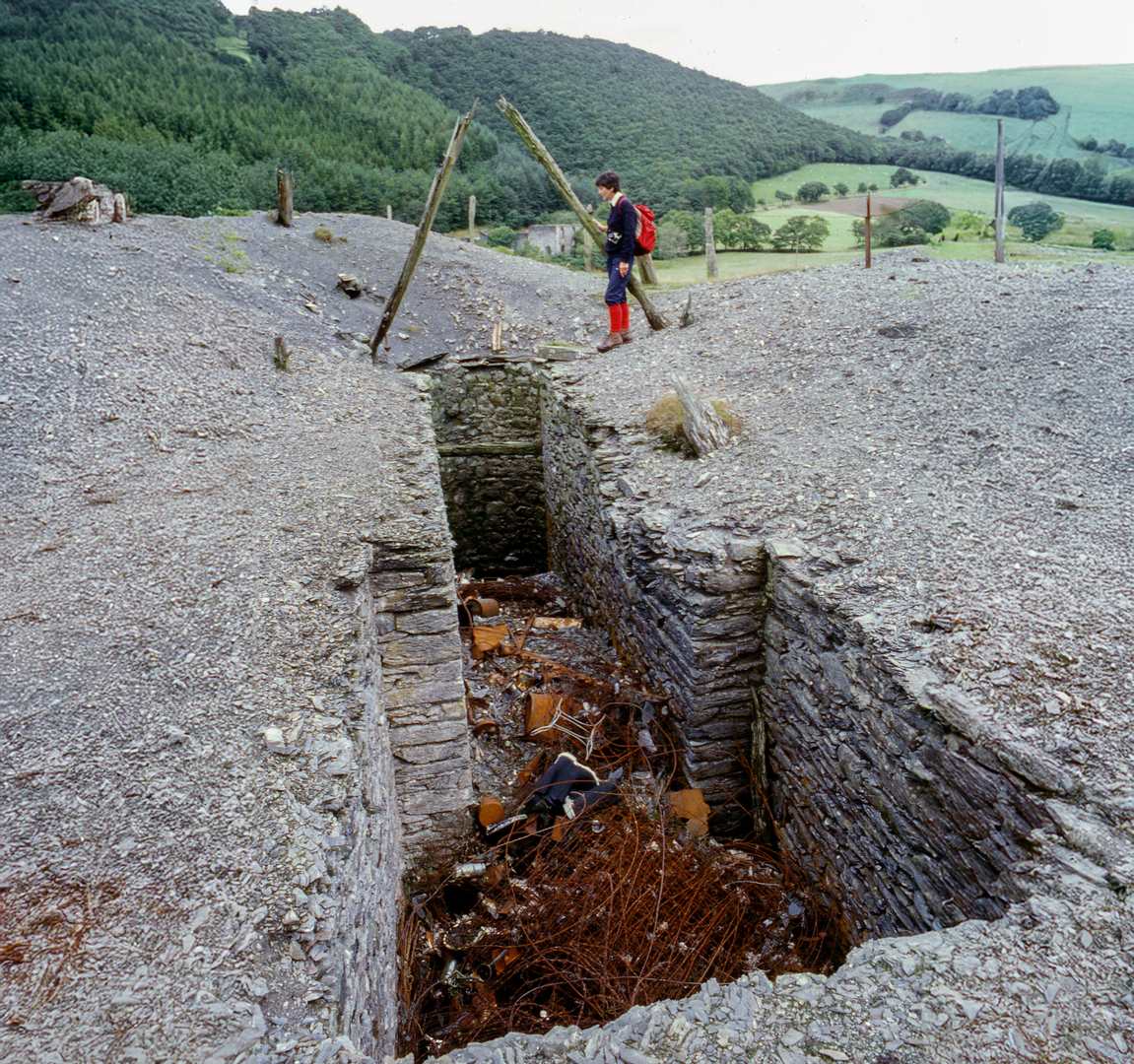 Balance bob pit Graiggoch Mine August 1986, submitted by Dickie Bird on 14-03-2026.
© Richard Bird Balance bob pit Graiggoch Mine August 1986